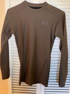 Under Armour Long Sleeve Performance Top - Olive Green